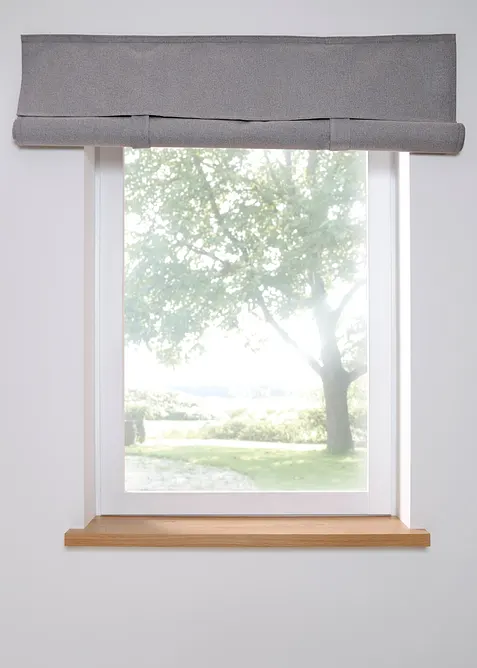 Mørkleggings-liftgardin, ensfarget, bonprix