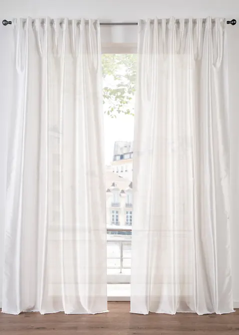 Gardin med lett glans, fås også i ekstra lang (1-pack), bonprix