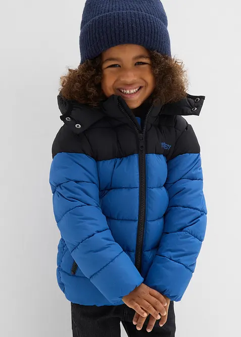 Varmt fôret og vattert vinterjakke, vannavvisende, bonprix