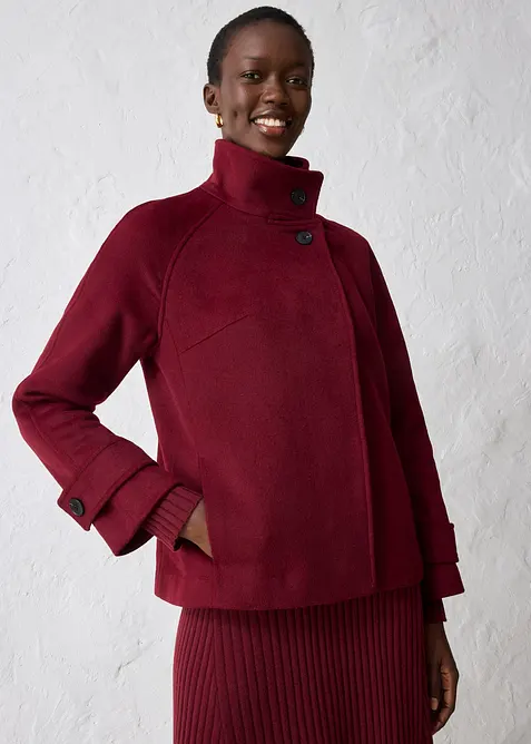 Jakke med ull, bonprix