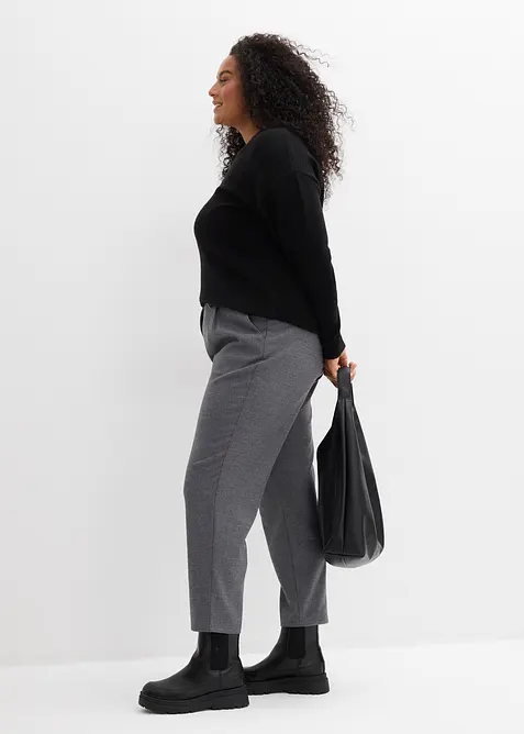 Ankellang, barrel-bukse i myk viskosemiks, bonprix