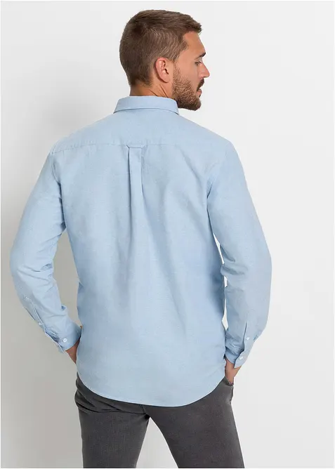 Langermet Oxford-skjorte i 100% bomull, Regular Fit, bonprix