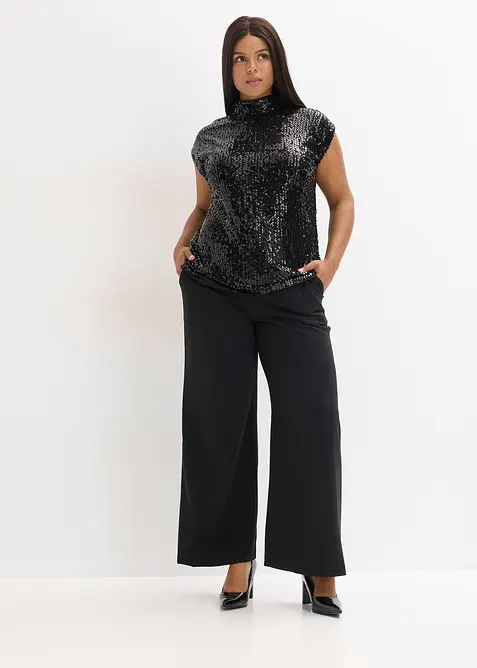Topp med paljetter, bonprix