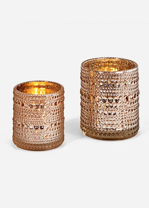 Telysholdere (2-delt sett), bonprix