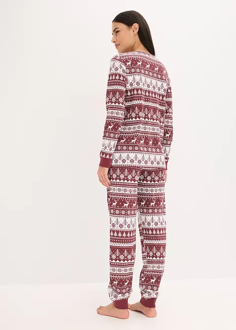 Pyjamas av økologisk bomull, bonprix