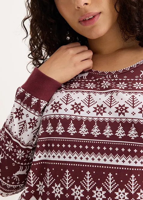 Pyjamas av økologisk bomull, bonprix