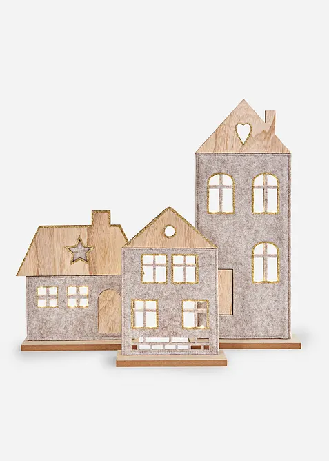 LED-hus (3-delt sett), bonprix