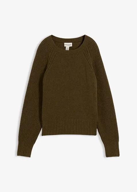 Genser med ull, bonprix