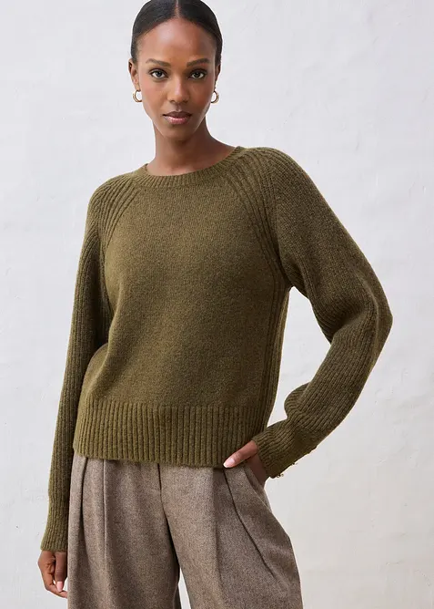 Genser med ull, bonprix