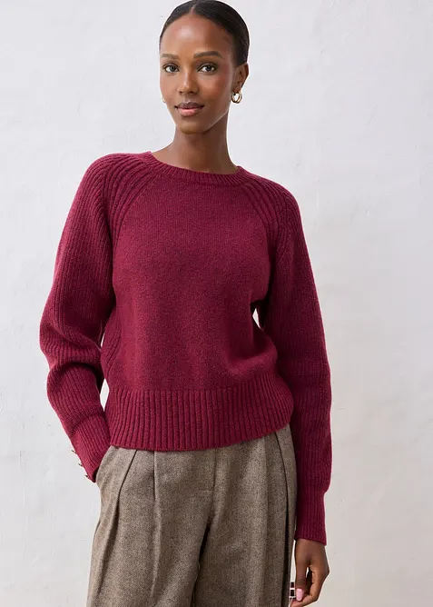 Genser med ull, bonprix