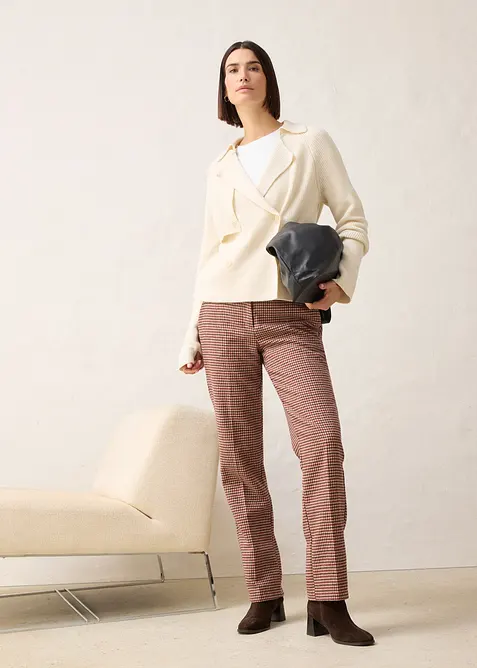 Cardigan med ull, bonprix