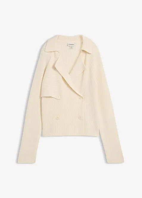 Cardigan med ull, bonprix