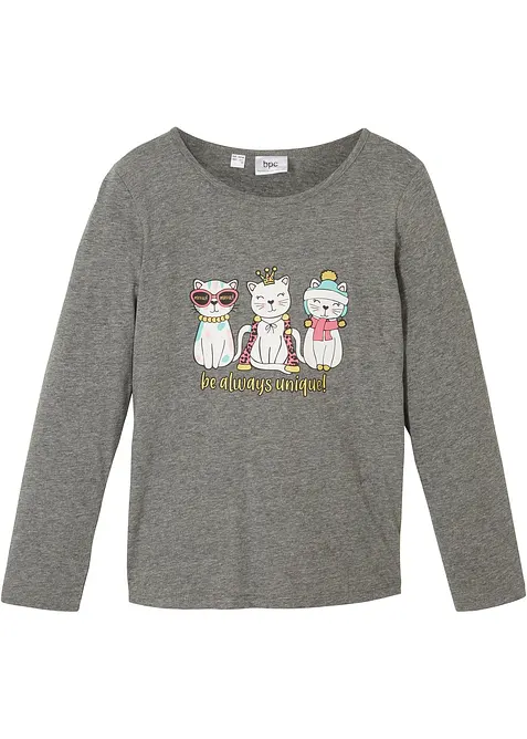 Langermet topp i viskosemiks, bonprix