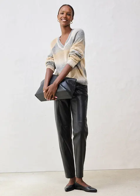 Genser med ull og metallgarn, bonprix