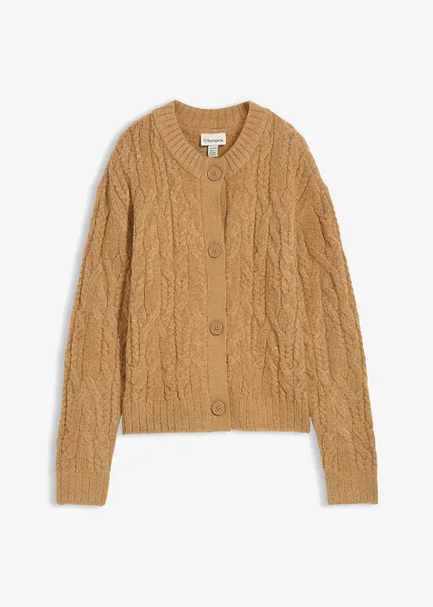 Grovstrikket cardigan, bonprix