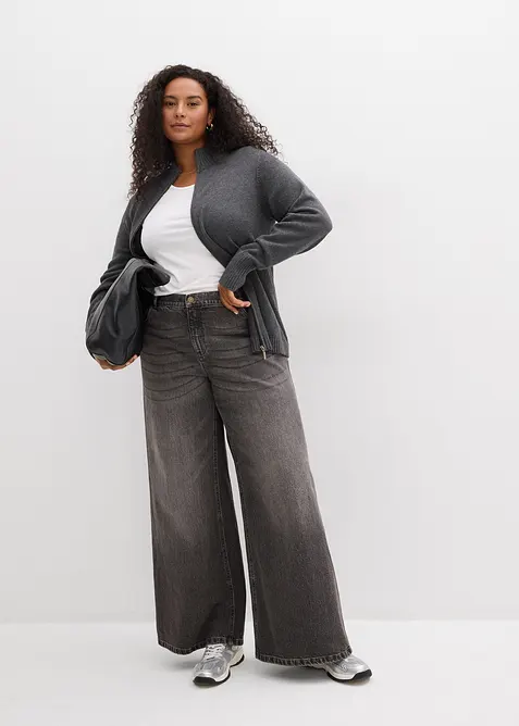 Cardigan i 100% økologisk bomull, bonprix