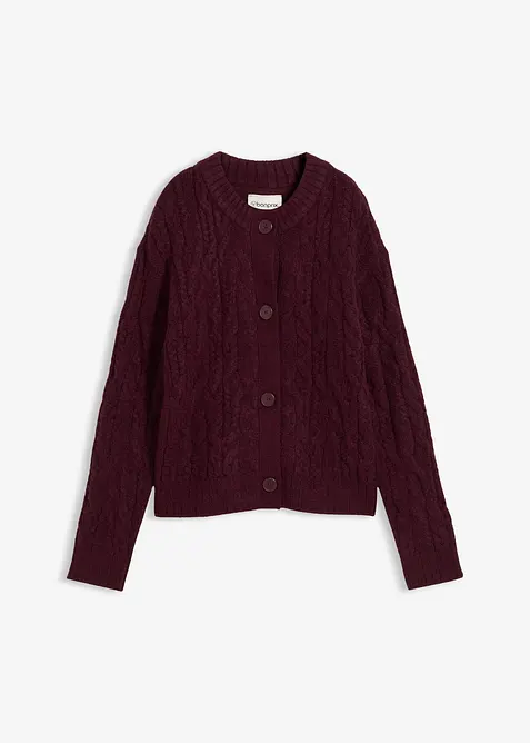 Grovstrikket cardigan, bonprix