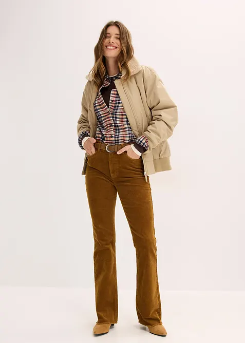 Vattert ytterjakke, bonprix