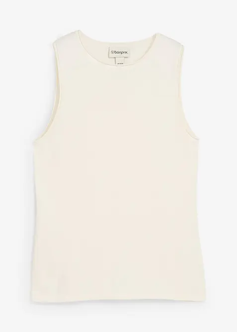 Strikket topp i 100% bomull, bonprix