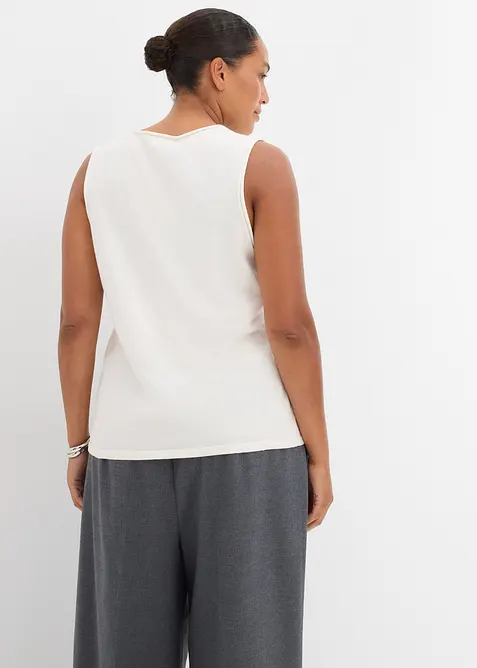 Strikket topp i 100% bomull, bonprix