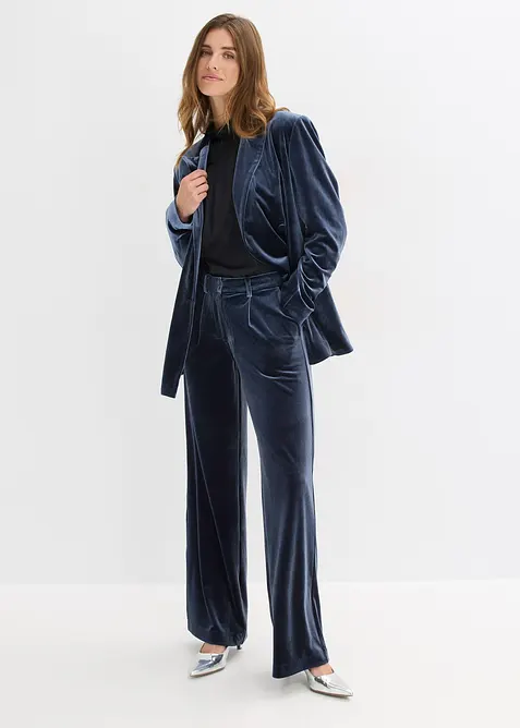 Blazer i myk fløyel, bonprix