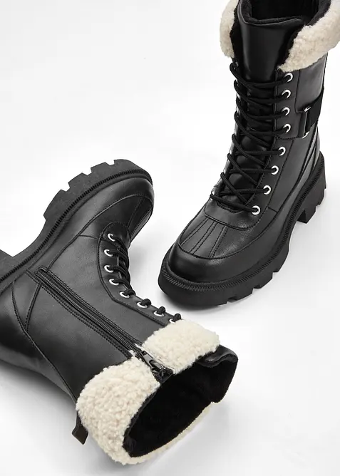 Fôrede snøreboots, bonprix