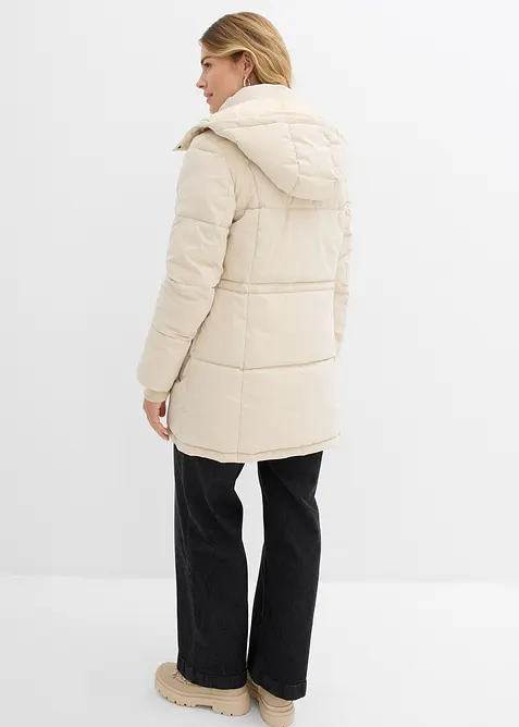 Vinterjakke med justerbart bånd i midjen, bonprix