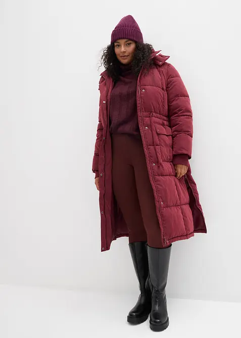 Vinterkåpe med glidelås i sidene, bonprix