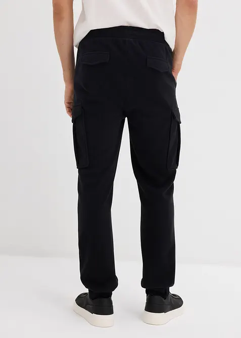 Varm cargobukse i fleecemateriale, regular fit, bonprix