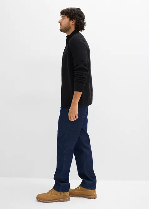 Cardigan med ståkrage og resirkulert bomull, bonprix