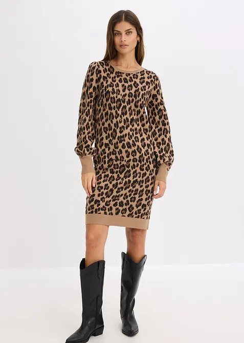 Strikket kjole, bonprix