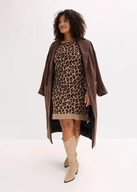 Strikket kjole, bonprix