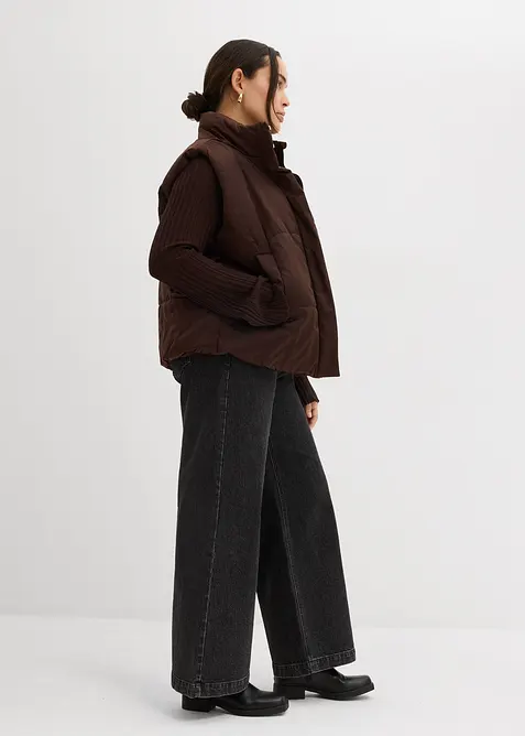 Wide Leg-jeans, Mid Waist, Full Length, bonprix