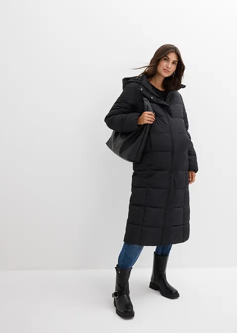 Varm 2-i-1-mamma-boblekåpe med bæreinnsats, bonprix