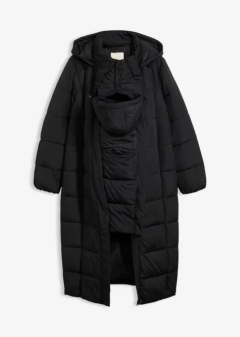 Varm 2-i-1-mamma-boblekåpe med bæreinnsats, bonprix