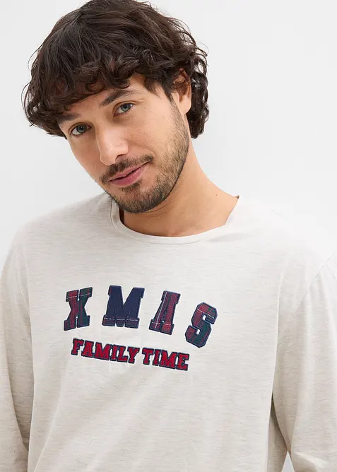 Pyjamas i myk bomull, bonprix