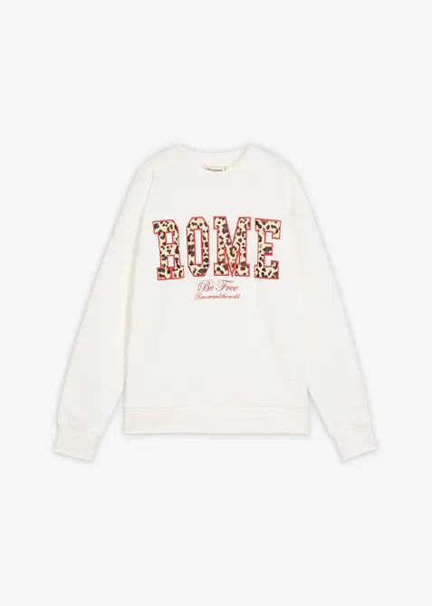 Oversized sweatshirt i 100% økologisk bomull, bonprix