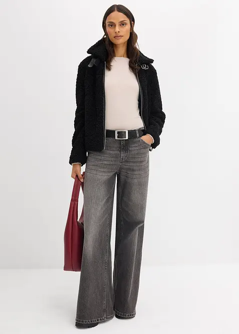 Jakke i pilefleece, bonprix