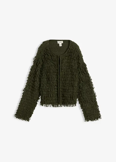 Grovstrikket cardigan, bonprix