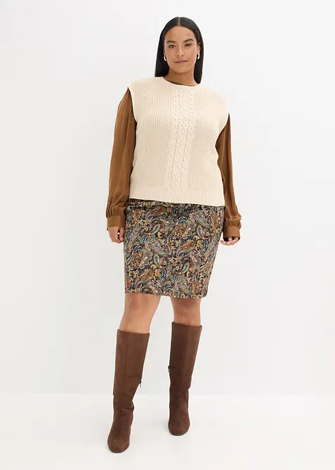 Vest med bomullsandel, bonprix