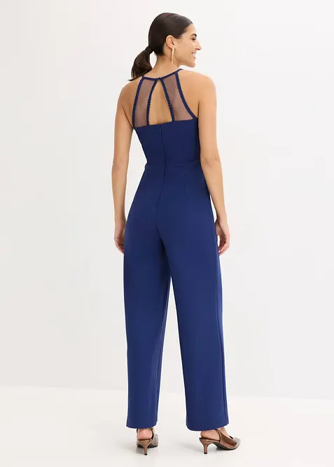Jumpsuit med blonde, bonprix