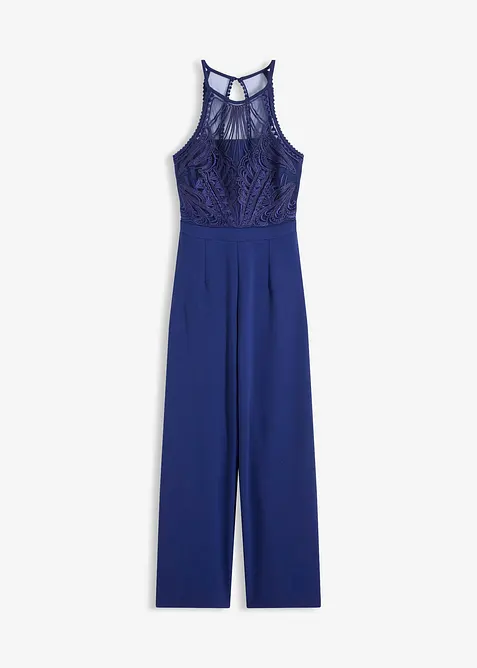 Jumpsuit med blonde, bonprix