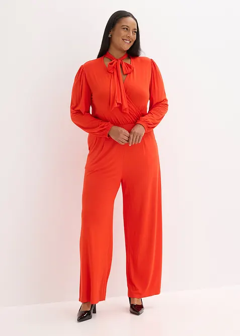 Jumpsuit i lett viskosemiks, bonprix