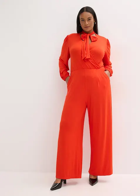 Jumpsuit i lett viskosemiks, bonprix