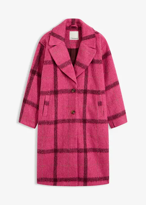 Oversized kåpe i ull-look, bonprix