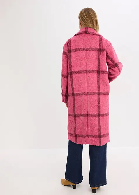 Oversized kåpe i ull-look, bonprix