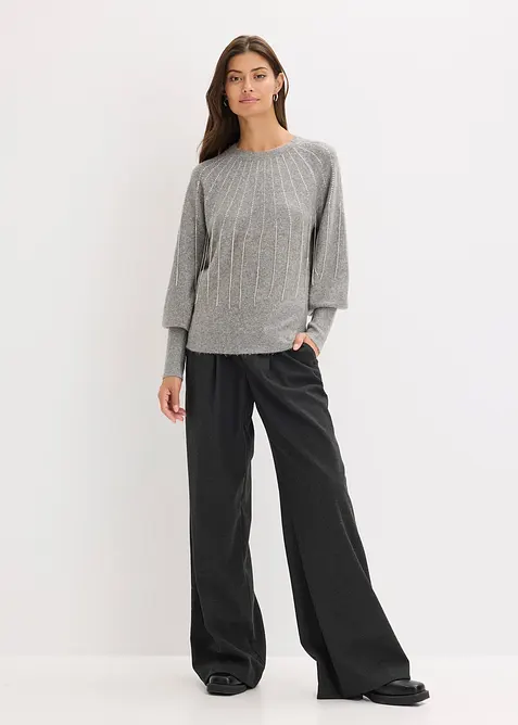 Genser med strass-applikasjon, bonprix