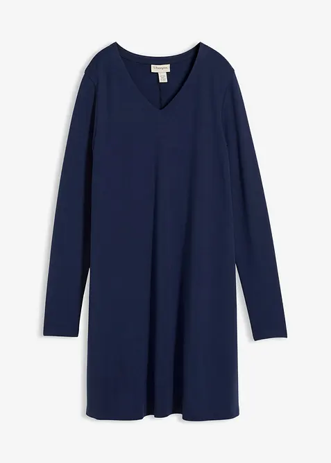 Kjole i lett viskosemiks, bonprix