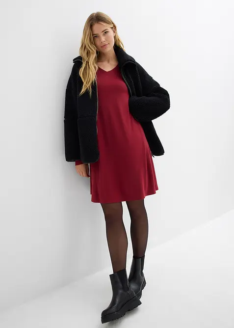 Kjole i lett viskosemiks, bonprix