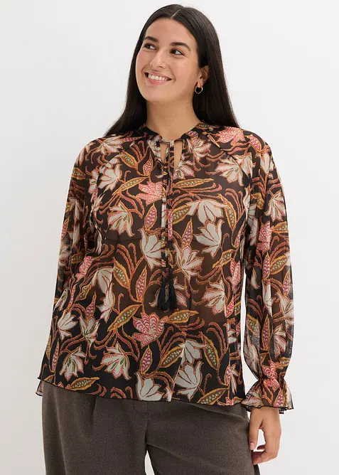 Trikottunika i myk mesh, bonprix